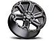 Black Rhino Wanaka Matte Gunmetal with Brushed Face and Gunmetal Tint 6-Lug Wheel; 18x9; 12mm Offset (07-14 Yukon)