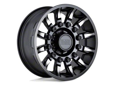 Black Rhino Mission Matte Black with Machined Tinted Spokes 8-Lug Wheel; 20x9; -18mm Offset (08-10 F-250 Super Duty)