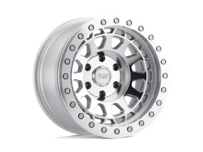 Black Rhino Primm Silver with Mirror Face and Machined Ring 8-Lug Wheel; 17x9; 0mm Offset (08-10 F-250 Super Duty)