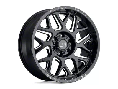 Black Rhino Reaper Gloss Black Milled 8-Lug Wheel; 20x9.5; -18mm Offset (08-10 F-250 Super Duty)