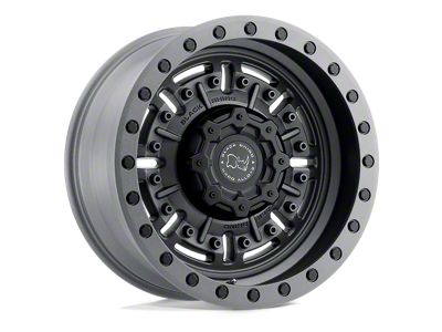 Black Rhino Abrams Textured Matte Gunmetal 6-Lug Wheel; 18x9.5; -18mm Offset (09-14 F-150)