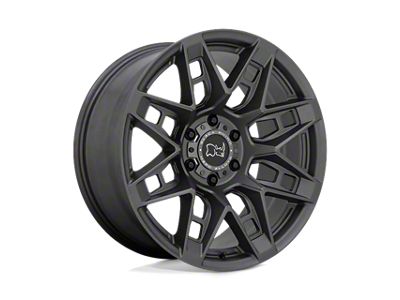 Black Rhino Caprock Matte Gunmetal 6-Lug Wheel; 17x8.5; 0mm Offset (09-14 F-150)