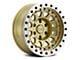 Black Rhino Primm Beadlock Matte Gold with Machined Ring 6-Lug Wheel; 17x8.5; 0mm Offset (09-14 F-150)