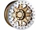 Black Rhino Rift Beadlock Matte Gold with Machined Ring 6-Lug Wheel; 17x8.5; 0mm Offset (09-14 F-150)