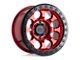 Black Rhino Riot Candy Red with Black Ring and Bolts 6-Lug Wheel; 17x8.5; 0mm Offset (09-14 F-150)