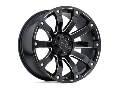 Black Rhino Selkirk Gloss Black Milled 6-Lug Wheel; 17x9; 12mm Offset (09-14 F-150)