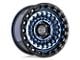 Black Rhino Sentinel Cobalt Blue with Black Ring 6-Lug Wheel; 17x8.5; -10mm Offset (09-14 F-150)