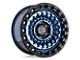 Black Rhino Sentinel Cobalt Blue with Black Ring 6-Lug Wheel; 17x8.5; -10mm Offset (09-14 F-150)