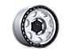 Black Rhino Voyager Silver Machined Face with Matte Black Lip 6-Lug Wheel; 17x8.5; 0mm Offset (09-14 F-150)