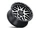 Black Rhino Alamo Gloss Black with Machined Face and Stainless Bolts 5-Lug Wheel; 18x9; 2mm Offset (09-18 RAM 1500)