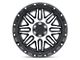 Black Rhino Alamo Gloss Black with Machined Face and Stainless Bolts 5-Lug Wheel; 18x9; 2mm Offset (09-18 RAM 1500)