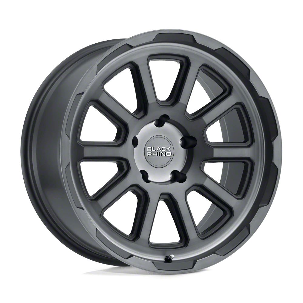 Black Rhino RAM 1500 Chase Brushed Gunmetal 5-Lug Wheel; 17x9.5; 0mm ...