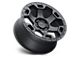 Black Rhino Gauntlet Semi Gloss Black with Gunmetal Bolts 5-Lug Wheel; 17x8.5; 0mm Offset (09-18 RAM 1500)