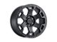 Black Rhino Gauntlet Semi Gloss Black with Gunmetal Bolts 5-Lug Wheel; 18x9; 2mm Offset (09-18 RAM 1500)