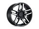 Black Rhino Mesa Matte Black with Machined Face 5-Lug Wheel; 17x8.5; 0mm Offset (09-18 RAM 1500)