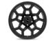 Black Rhino Overland Matte Black 5-Lug Wheel; 17x9.5; 0mm Offset (09-18 RAM 1500)