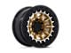 Black Rhino Tusk Matte Gold with Machined Ring 5-Lug Wheel; 17x8.5; 0mm Offset (09-18 RAM 1500)