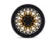 Black Rhino Tusk Matte Gold with Machined Ring 5-Lug Wheel; 17x8.5; 0mm Offset (09-18 RAM 1500)