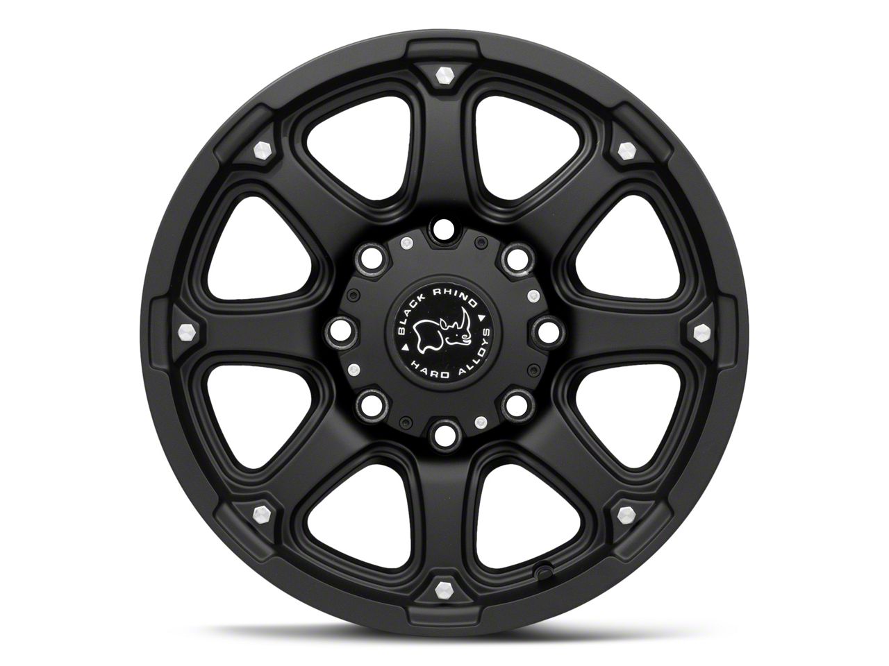 Black Rhino RAM 2500 Glamis Matte Black 8-Lug Wheel; 17x9; 12mm Offset ...