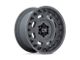 Black Rhino Axle Battleship Gray 8-Lug Wheel; 17x9.5; -18mm Offset (10-18 RAM 3500 SRW)