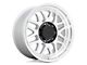 Black Rhino Delta Gloss Silver 8-Lug Wheel; 18x9.5; -18mm Offset (10-18 RAM 3500 SRW)