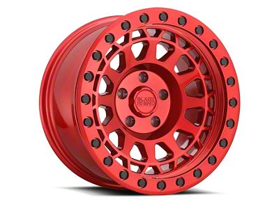 Black Rhino Primm Candy Red 8-Lug Wheel; 17x9; 0mm Offset (10-18 RAM 3500 SRW)