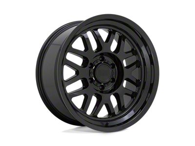 Black Rhino Delta Gloss Black 8-Lug Wheel; 17x9.5; -18mm Offset (11-16 F-250 Super Duty)