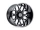 Black Rhino Grimlock Gloss Black Milled 8-Lug Wheel; 20x11.5; -44mm Offset (11-16 F-250 Super Duty)