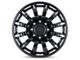 Black Rhino Mission Matte Black with Machined Tinted Spokes 8-Lug Wheel; 20x9; -18mm Offset (11-16 F-250 Super Duty)