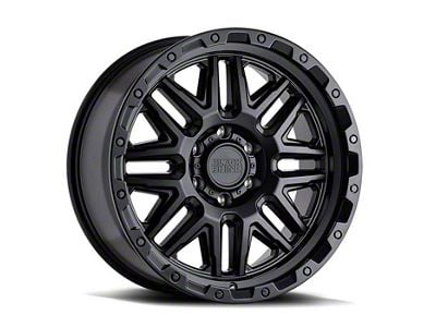 Black Rhino Alamo Matte Black 8-Lug Wheel; 17x9; -18mm Offset (11-16 F-350 Super Duty SRW)