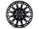 Black Rhino Mission Matte Black with Machined Tinted Spokes 8-Lug Wheel; 20x11.5; -44mm Offset (11-16 F-350 Super Duty SRW)