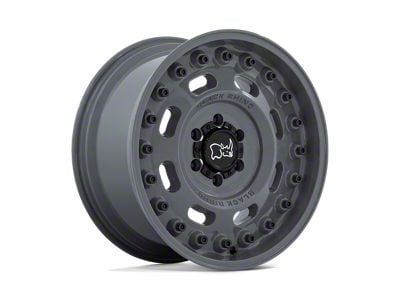 Black Rhino Axle Battleship Gray 6-Lug Wheel; 17x9.5; 6mm Offset (14-18 Sierra 1500)