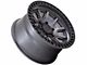 Black Rhino Calico Matte Gunmetal with Matte Black Lip 6-Lug Wheel; 17x8.5; 0mm Offset (14-18 Sierra 1500)