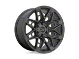 Black Rhino Caprock Matte Gunmetal 6-Lug Wheel; 17x8.5; 0mm Offset (14-18 Sierra 1500)