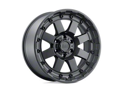 Black Rhino Cleghorn Matte Black 6-Lug Wheel; 18x9; -18mm Offset (14-18 Sierra 1500)