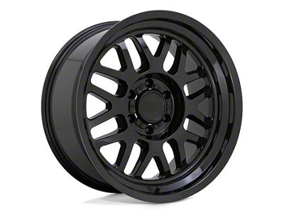 Black Rhino Delta Gloss Black 6-Lug Wheel; 17x9.5; -18mm Offset (14-18 Sierra 1500)