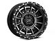 Black Rhino Legion Matte Black with Gray Tint 6-Lug Wheel; 17x9; -12mm Offset (14-18 Sierra 1500)