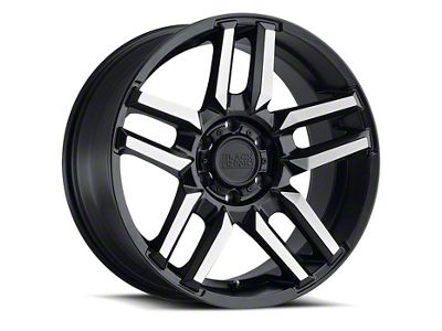 Black Rhino Mesa Matte Black Machined 6-Lug Wheel; 18x9; 12mm Offset (14-18 Sierra 1500)