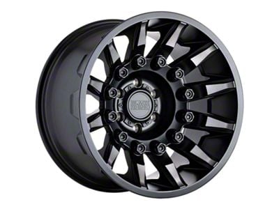 Black Rhino Mission Matte Black with Machined Tinted Spoke 6-Lug Wheel; 20x11.5; -44mm Offset (14-18 Sierra 1500)