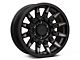 Black Rhino Mission Matte Black with Machined Tinted Spokes 6-Lug Wheel; 20x9; 12mm Offset (14-18 Sierra 1500)