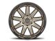 Black Rhino Oceano Matte Bronze with Black Ring 6-Lug Wheel; 20x9.5; 12mm Offset (14-18 Sierra 1500)