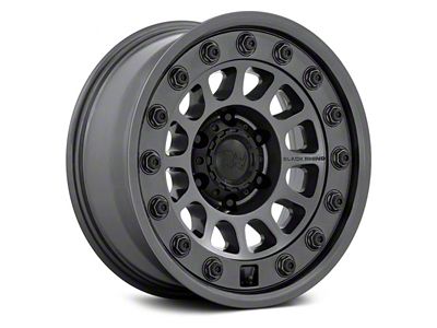 Black Rhino Outback Matte Gunmetal 6-Lug Wheel; 18x8.5; 0mm Offset (14-18 Sierra 1500)