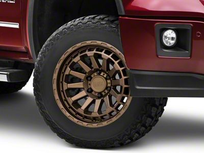 Black Rhino Raid Matte Bronze 6-Lug Wheel; 18x9.5; 12mm Offset (14-18 Sierra 1500)