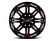 Black Rhino Rampage Gloss Black with Red Inner Lip 6-Lug Wheel; 20x12; -44mm Offset (14-18 Sierra 1500)