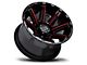Black Rhino Rampage Gloss Black with Red Inner Lip 6-Lug Wheel; 20x12; -44mm Offset (14-18 Sierra 1500)