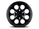 Black Rhino Riot Beadlock Matte Black 6-Lug Wheel; 17x8.5; 0mm Offset (14-18 Sierra 1500)