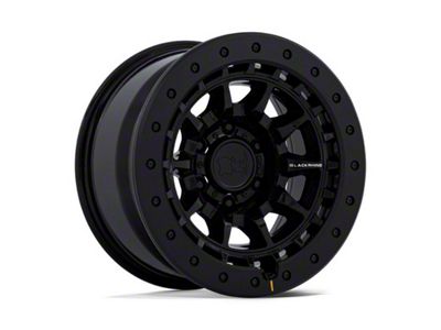 Black Rhino Tusk Gloss Black 6-Lug Wheel; 17x8.5; 0mm Offset (14-18 Sierra 1500)