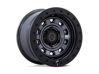 Black Rhino Xplorer Matte Gunmetal with Matte Black Lip 6-Lug Wheel; 17x9; 12mm Offset (14-18 Sierra 1500)