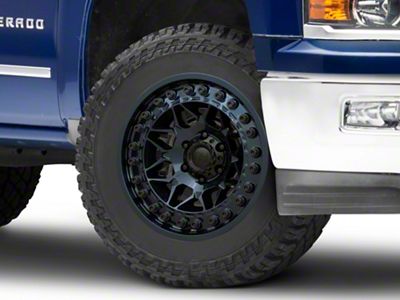 Black Rhino Alpha Midnight Blue 6-Lug Wheel; 20x10; -18mm Offset (14-18 Silverado 1500)