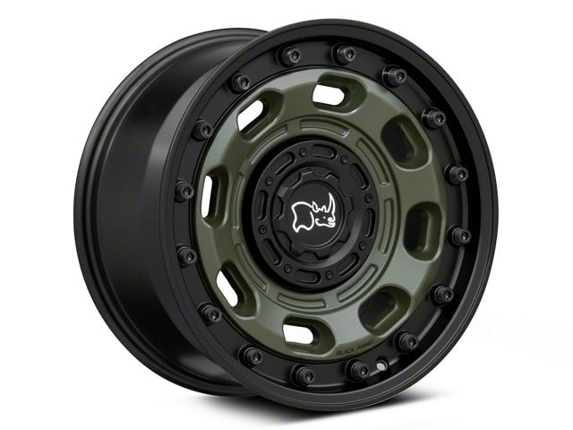 Black Rhino Atlas Olive Drab Green 6-Lug Wheel; 18x9; 0mm Offset (14-18 Silverado 1500)